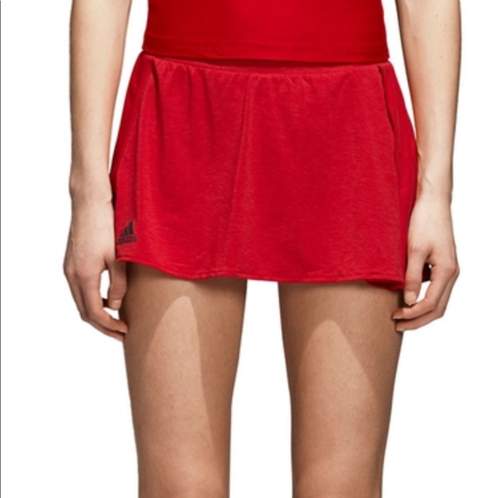 Adidas Barricade Women's Tennis Skirt - Scarlet